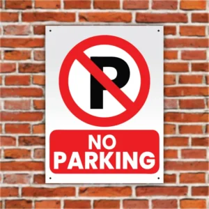 No Parking A4 Size Name Acrylic Sign Door Outdoor Plate