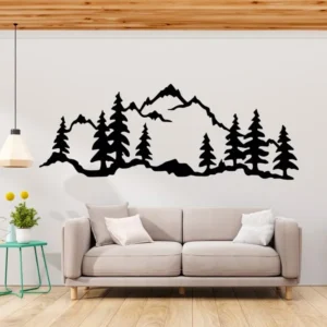 Wall sticker Mountain Forest for Decor