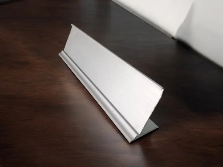 Desk 2 x 9" Aluminum Nameplate (ONLY FRAME) - Image 3