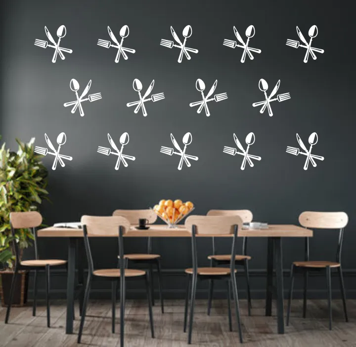 Kitchen Decoration 15 Stickers pack 20x20 cm - Image 2