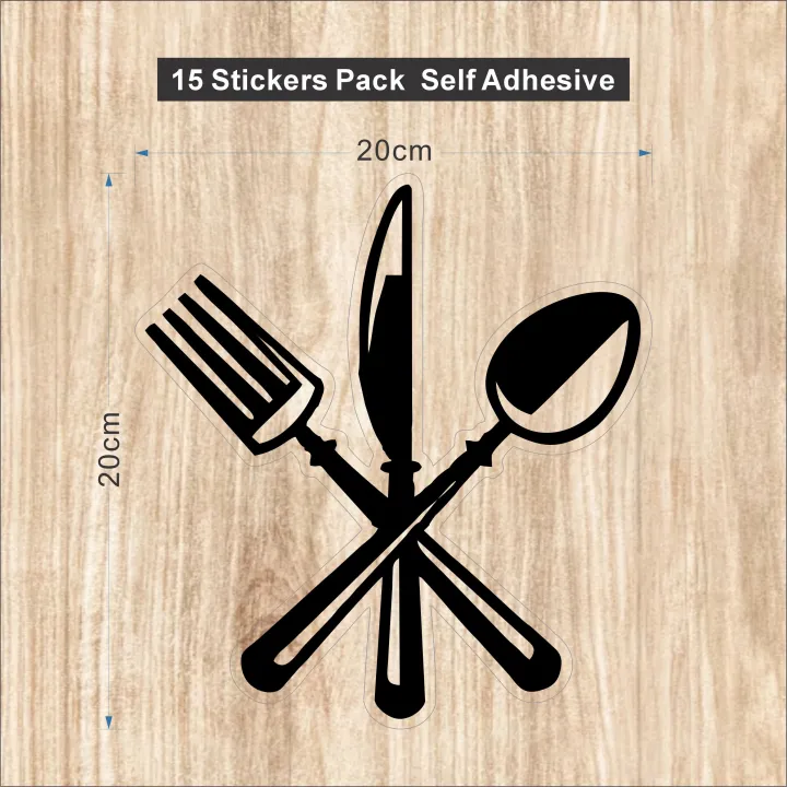 Kitchen Decoration 15 Stickers pack 20x20 cm - Image 3
